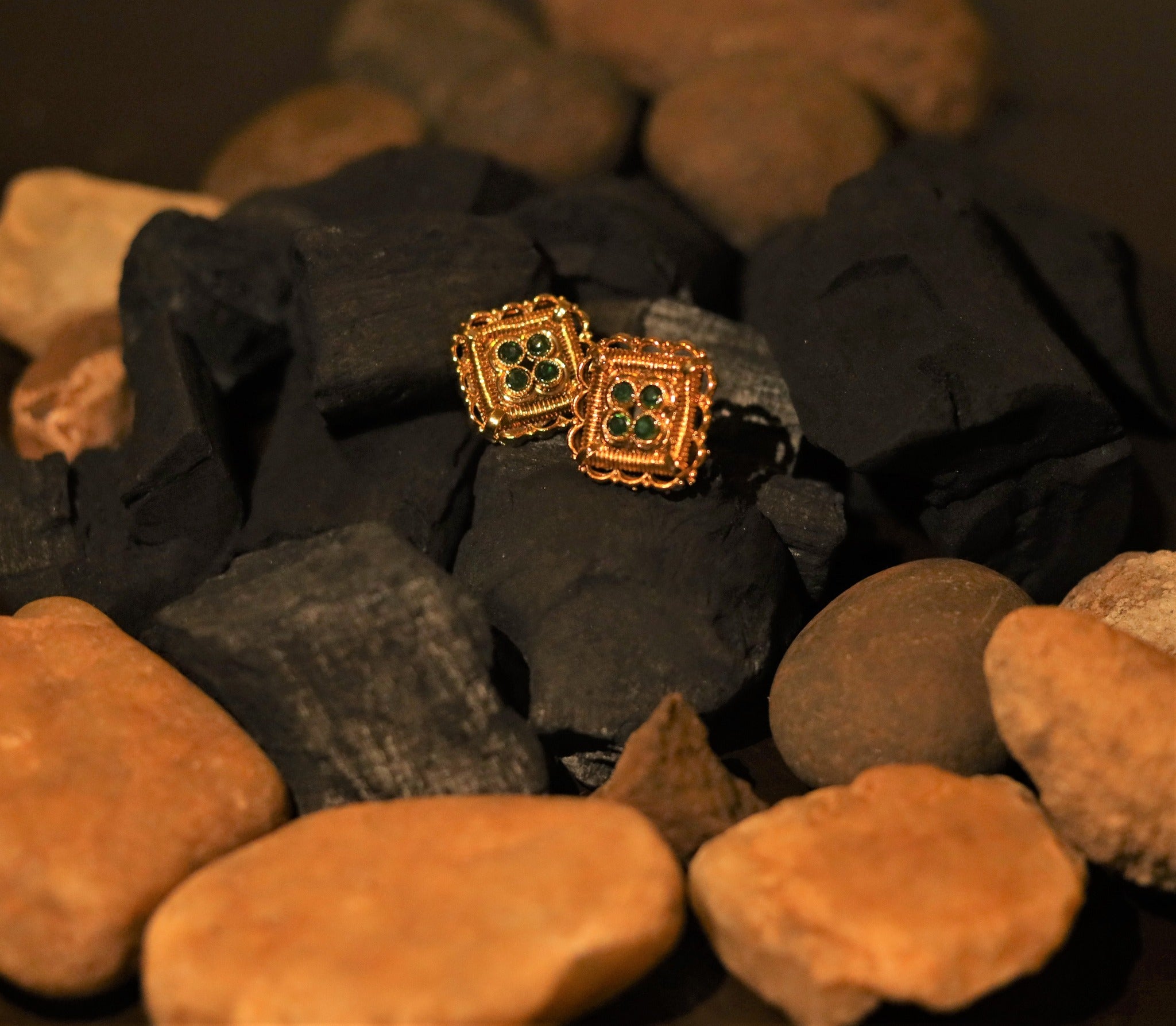 Gold Plated Stud Earrings