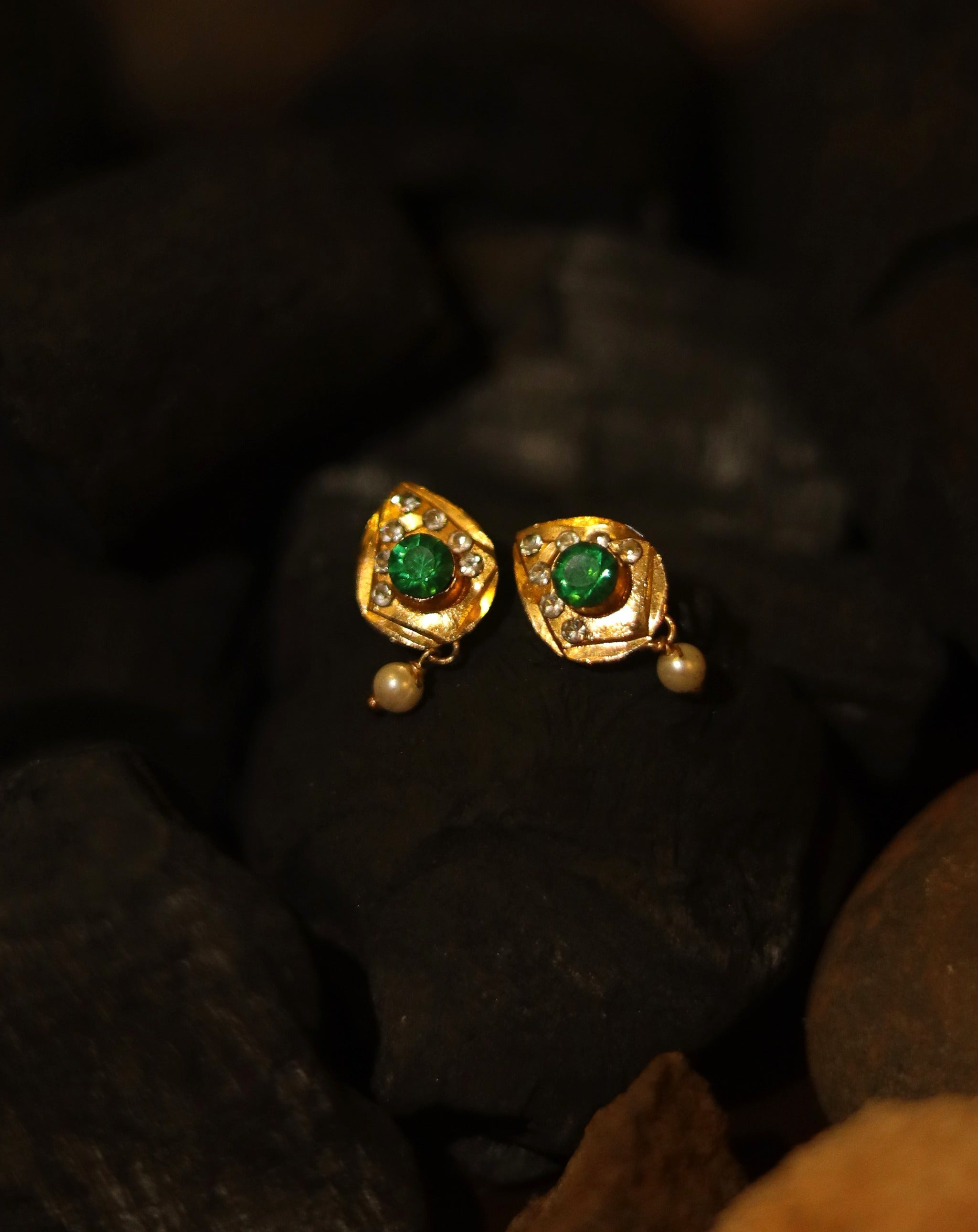 Antique with Latkan Earrings