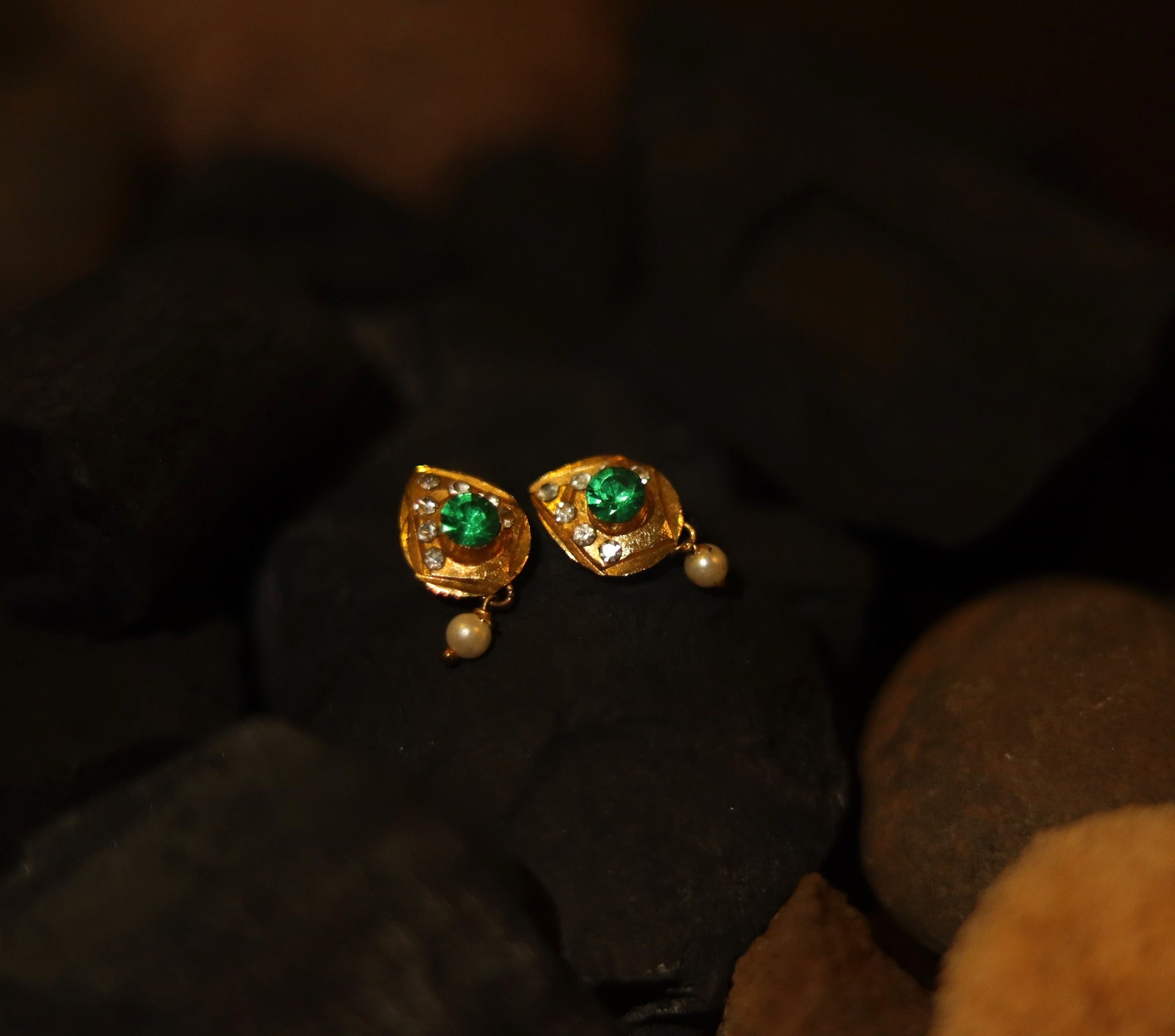 Antique with Latkan Earrings