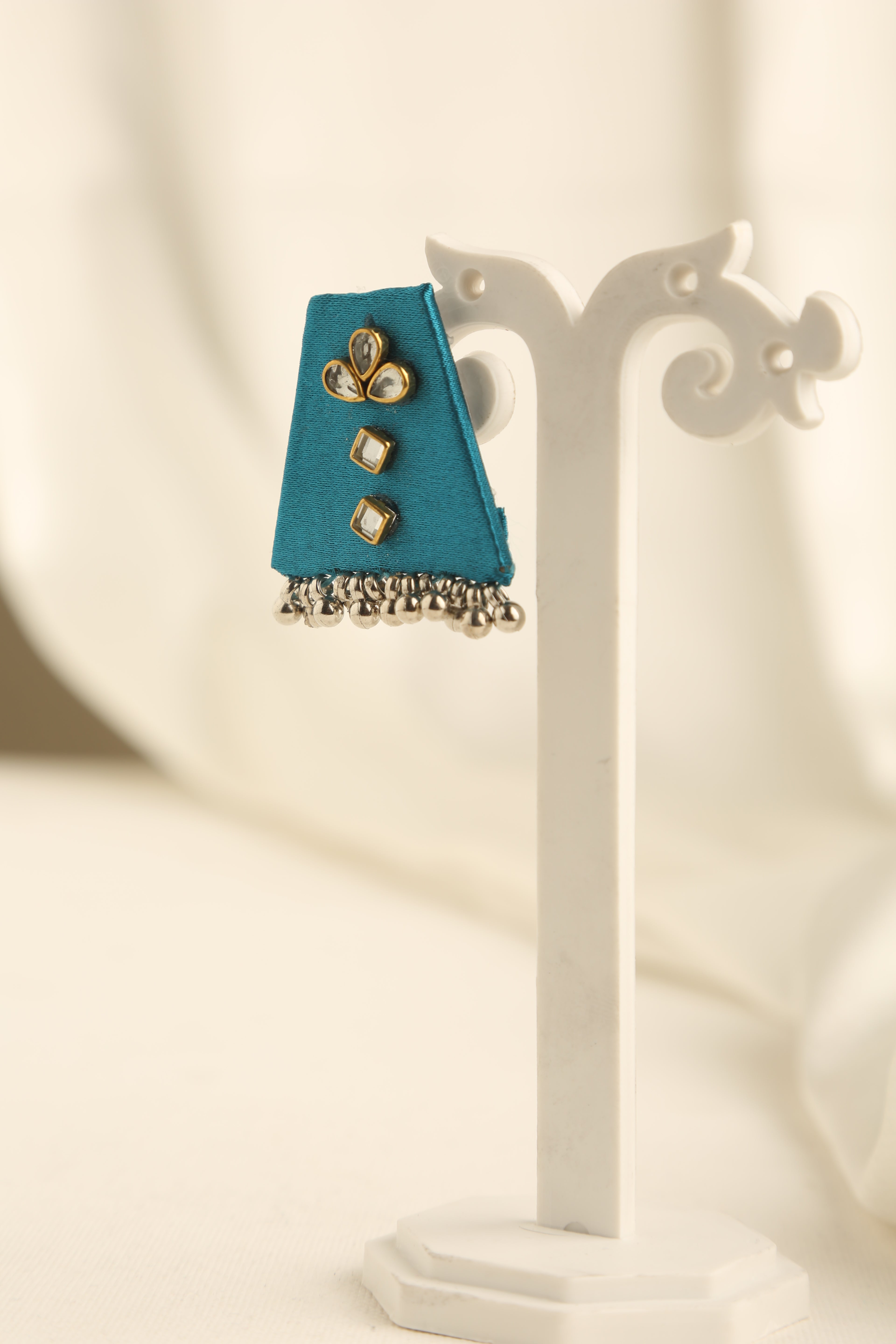 Handmade Minimal Fabric Earrings for Women