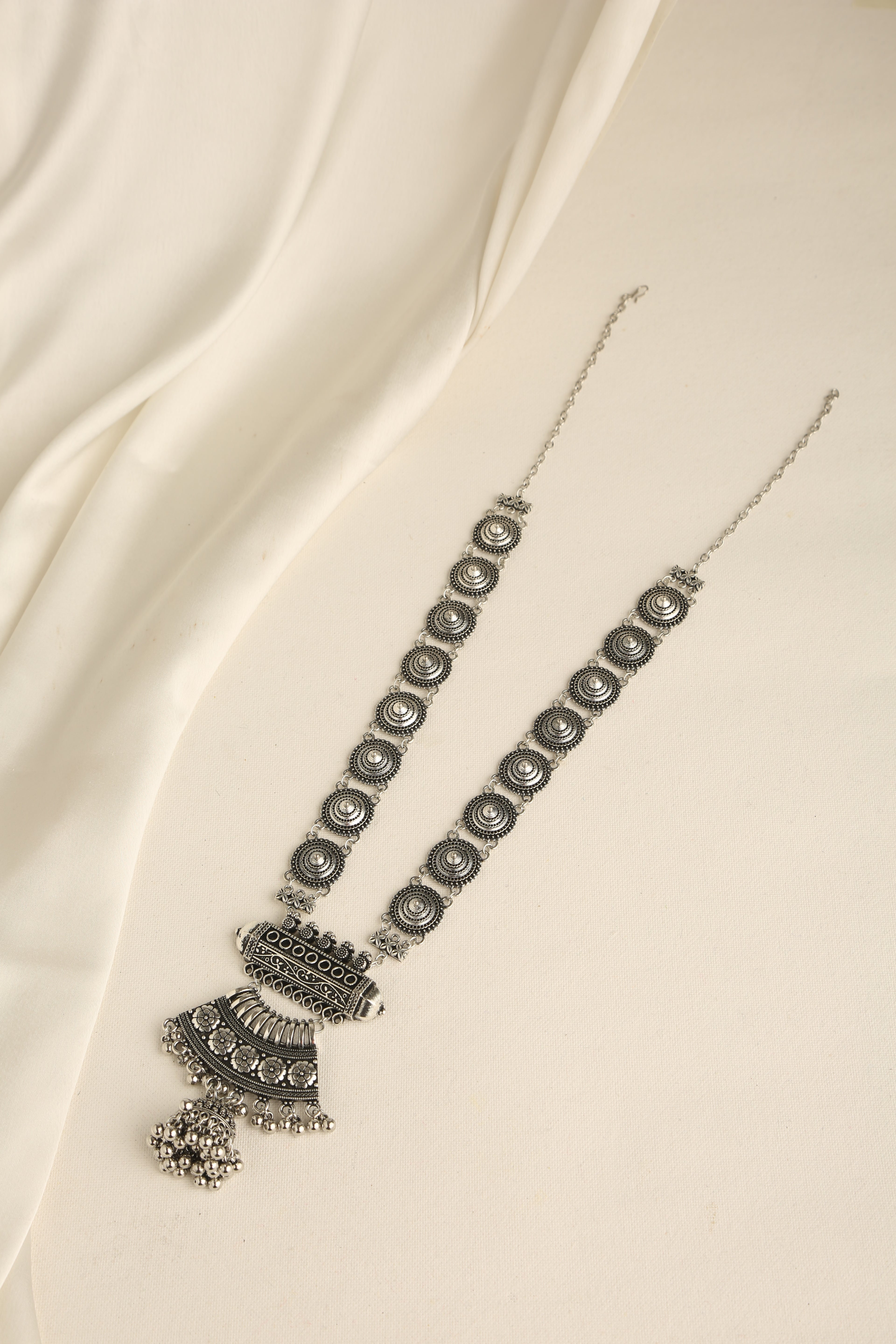 German Oxidised Silver Necklace Set for Women
