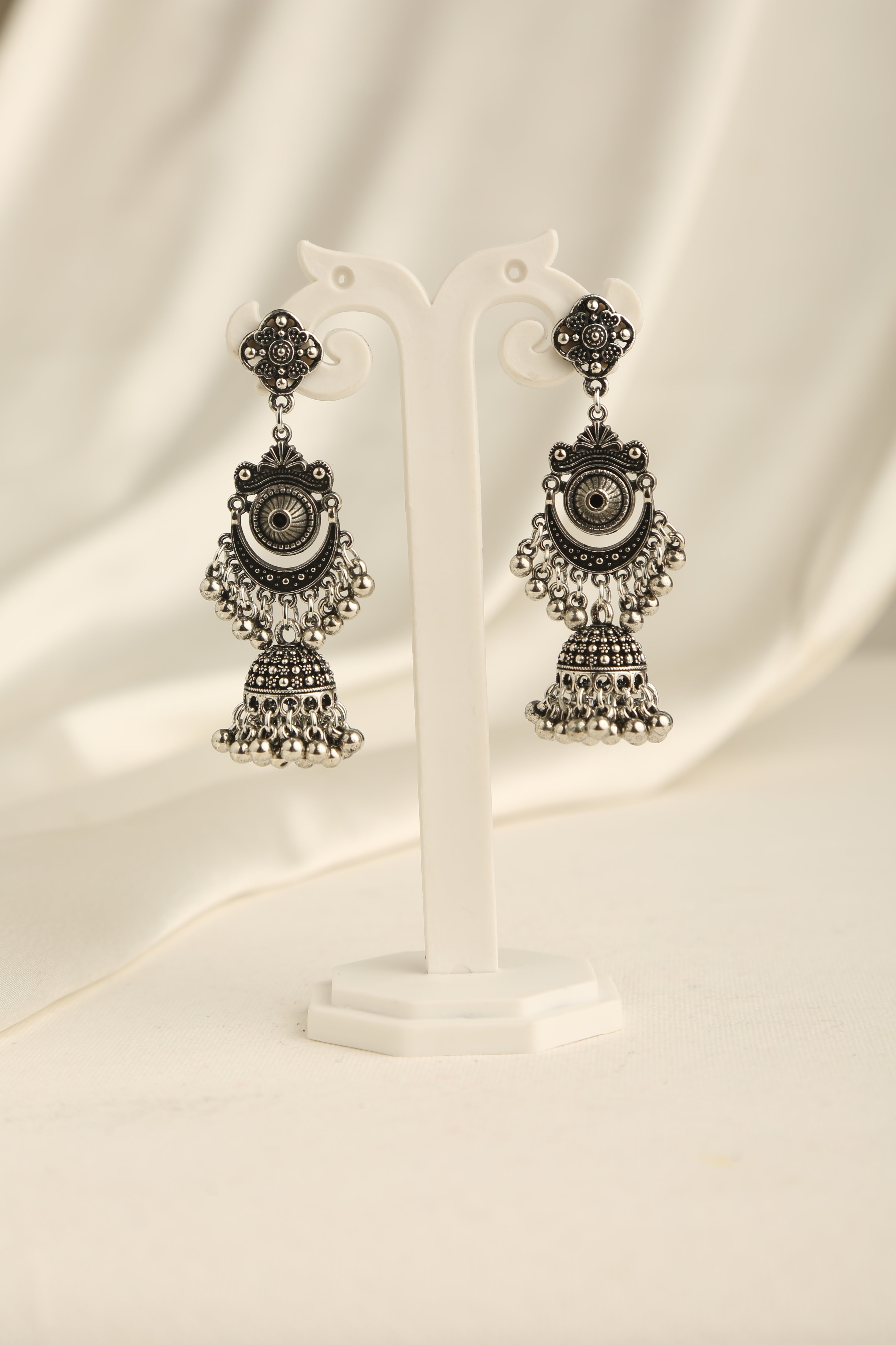 German Oxidised Silver Necklace Set for Women