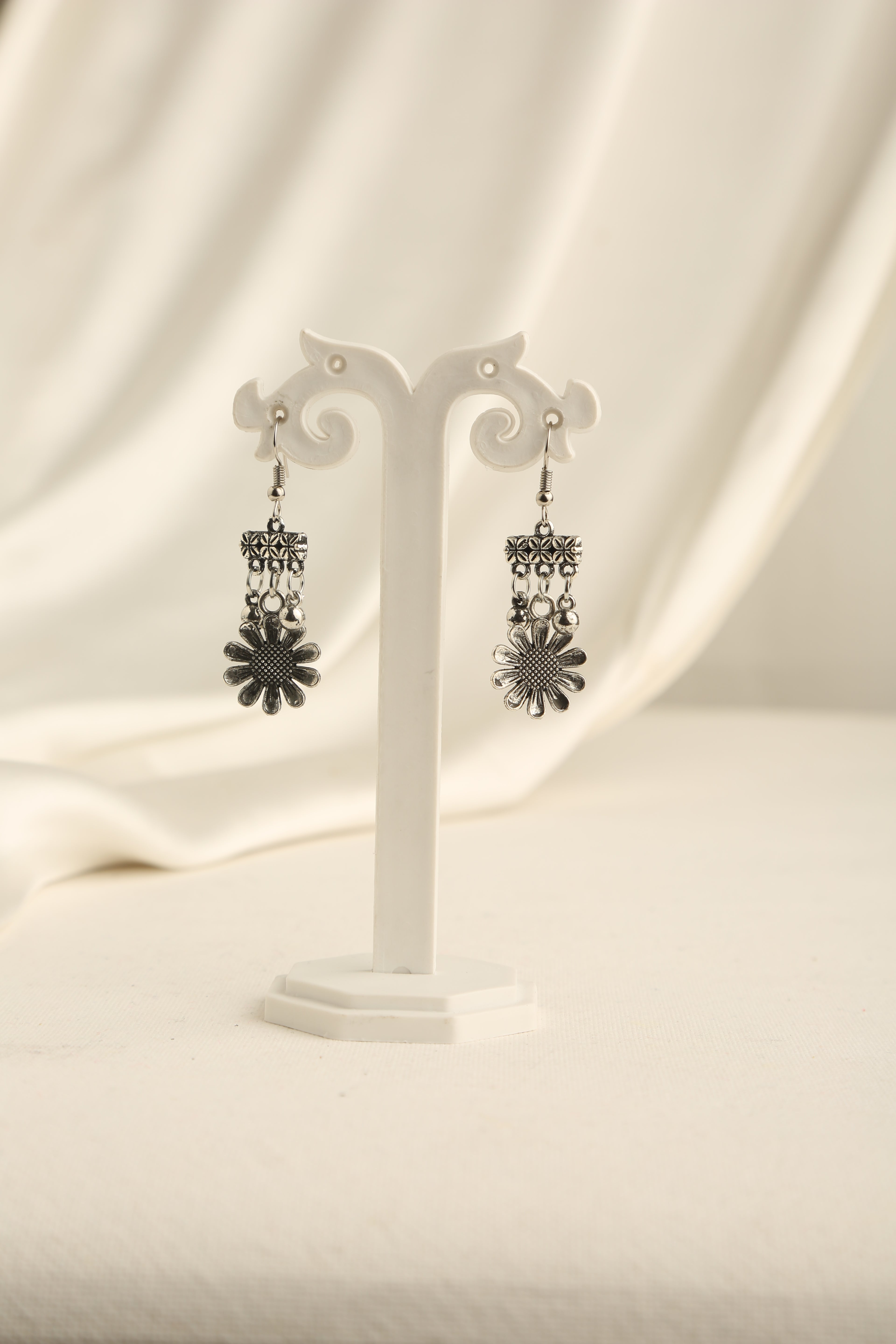 Silver Plated Necklace set for Women with Earrings