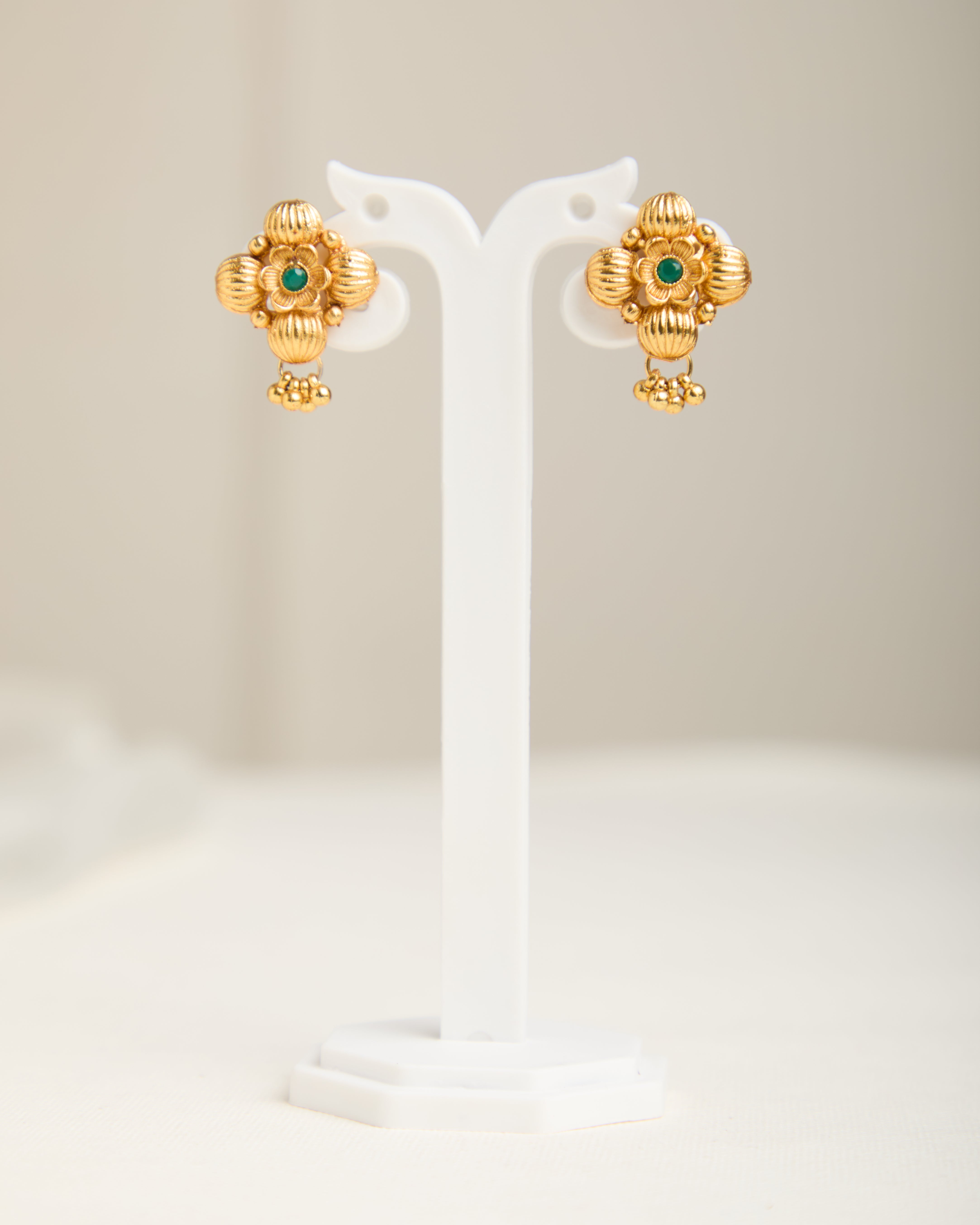 Traditional Gold Plated Stone Studded Mangalsutra Set for Women