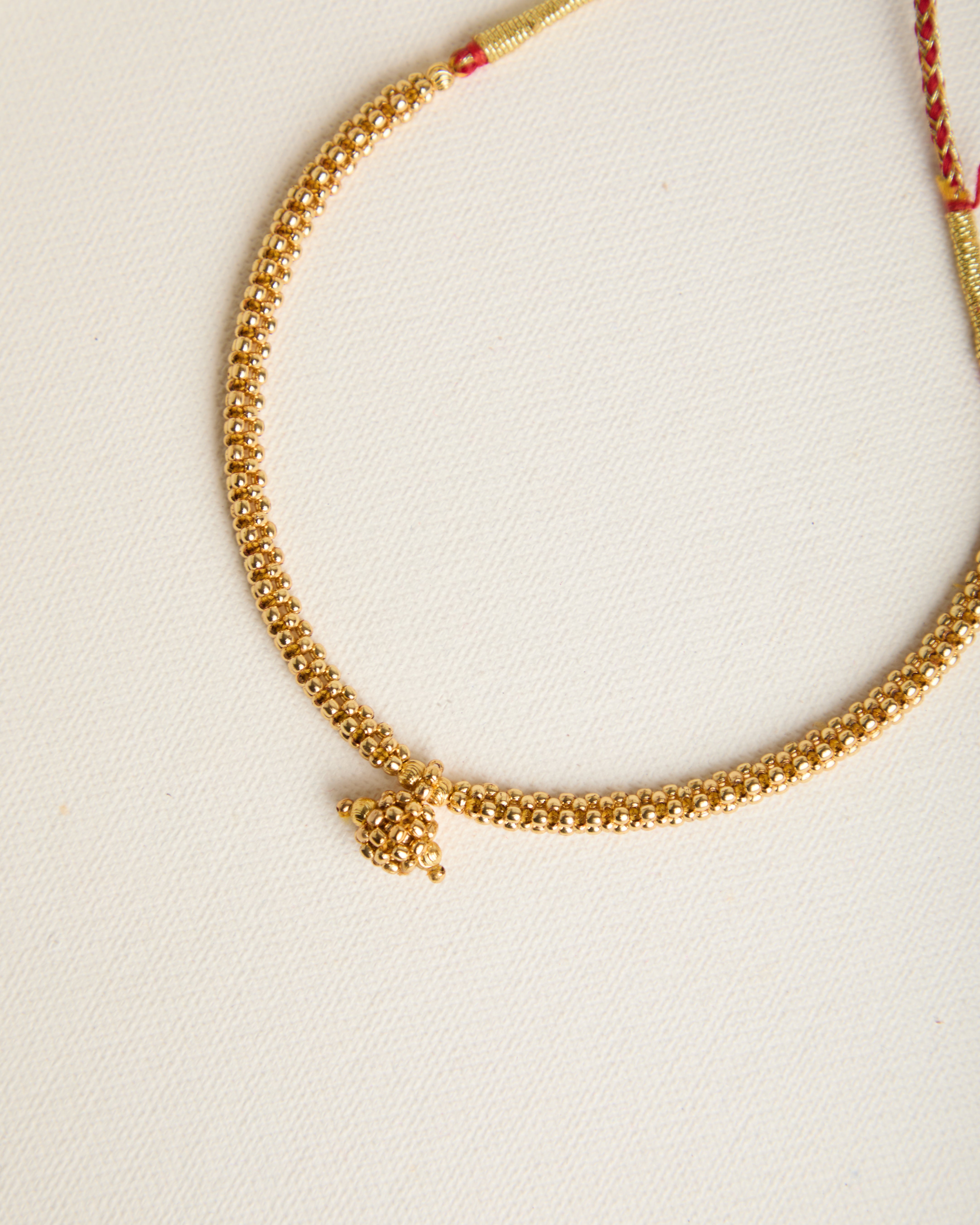 Traditional Wedding Pearl Ethnic Maharashtrian Thushi Mangalsutra