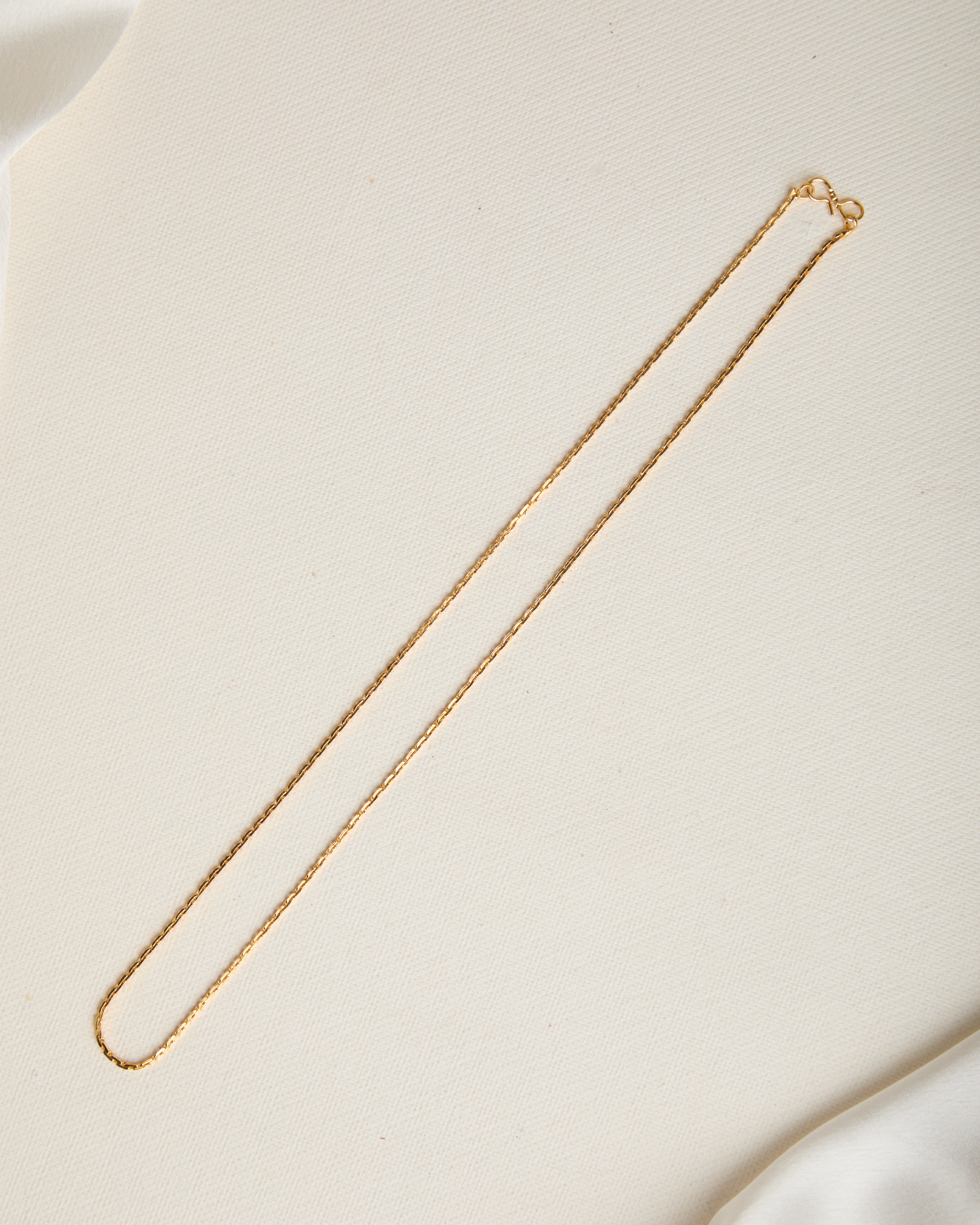 Simple Long Gold Plated Chain