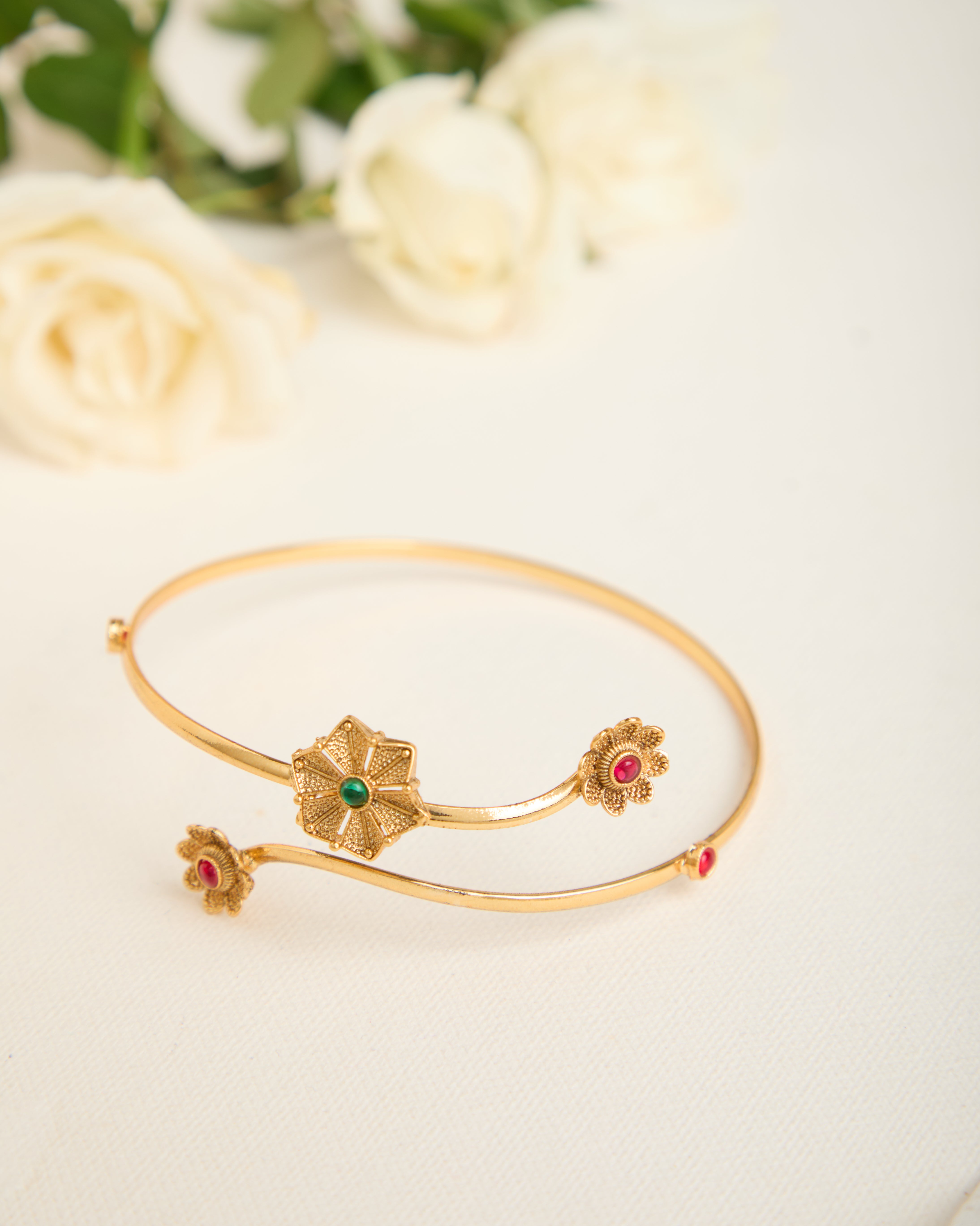 Antique Gold Plated Bajubandh for Women