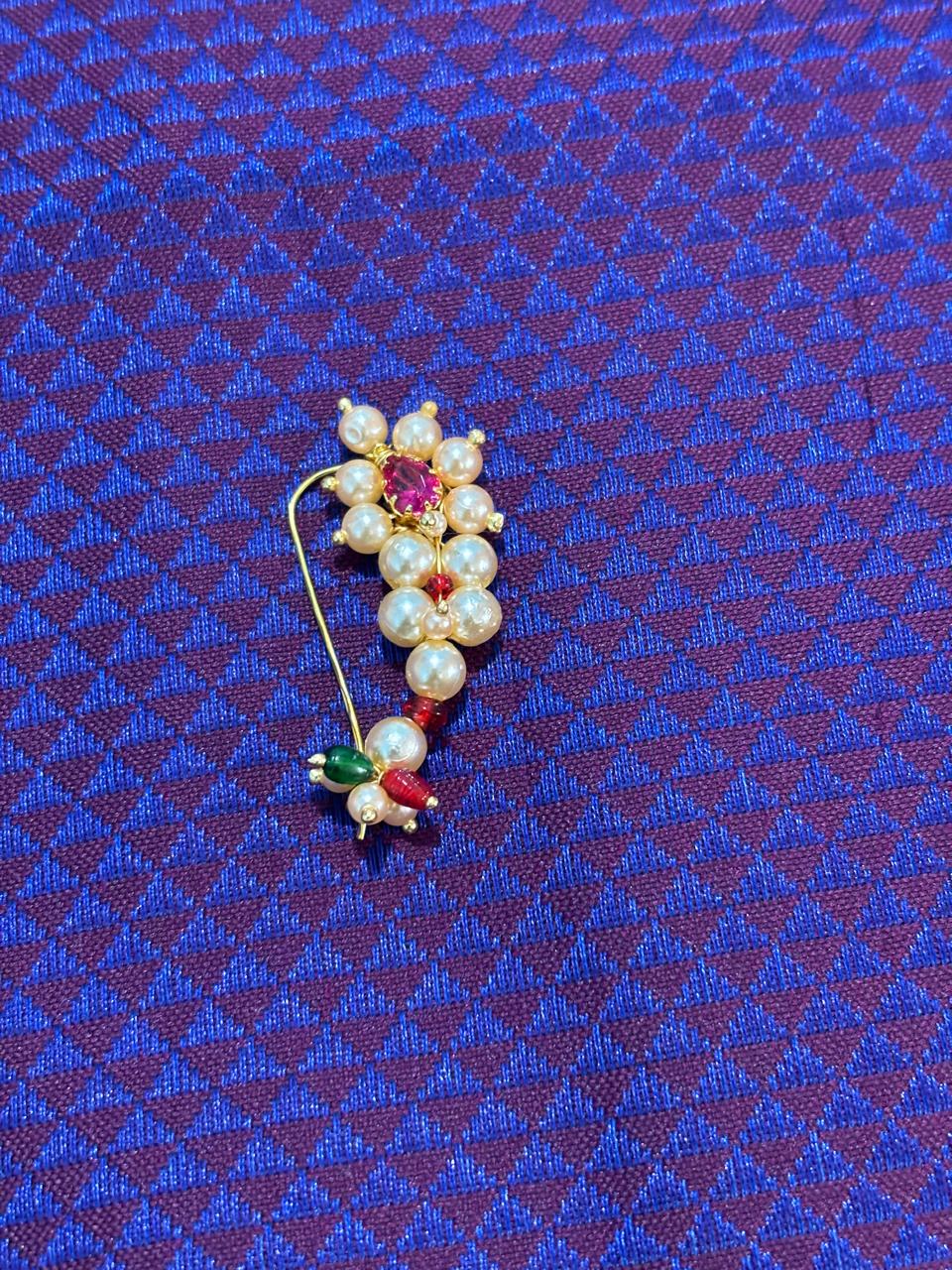 Traditional Mother of Pearl Pune Shahi Nath