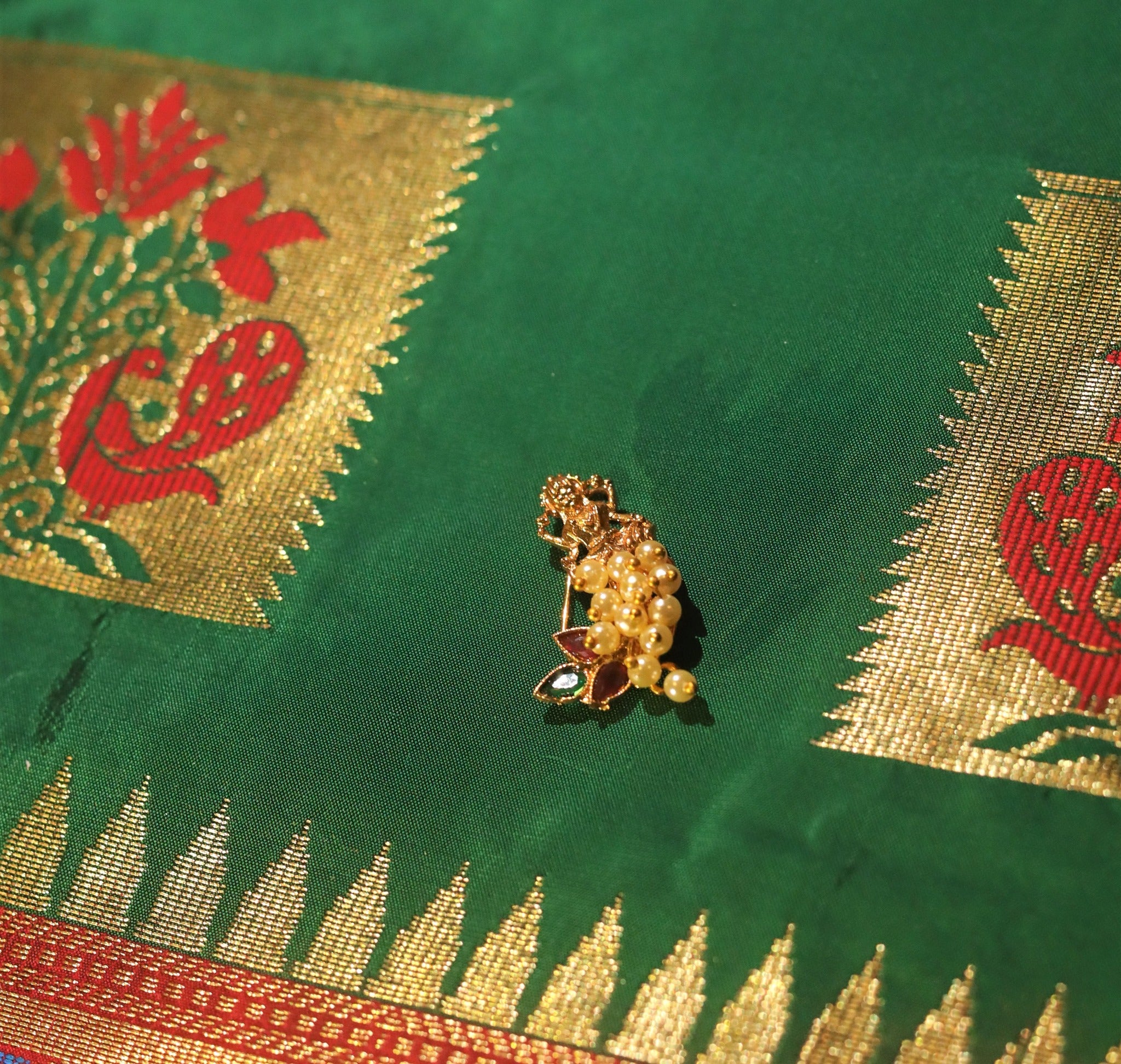 Lakshmi Press Fit Moti Styled Nath
